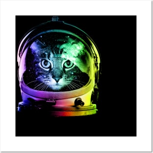 Space cat Posters and Art